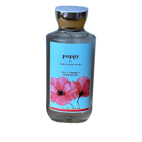 Bath & Body Works Poppy (Morning Dew, Pear) Shower Gel w/Aloe & Vitamin E - Picture 1 of 3